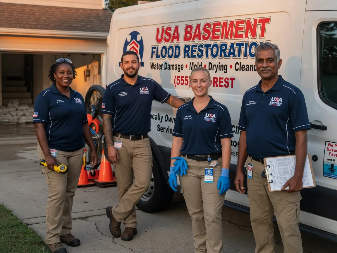 Basement Flood Cleanup company in New Bavaria, OH