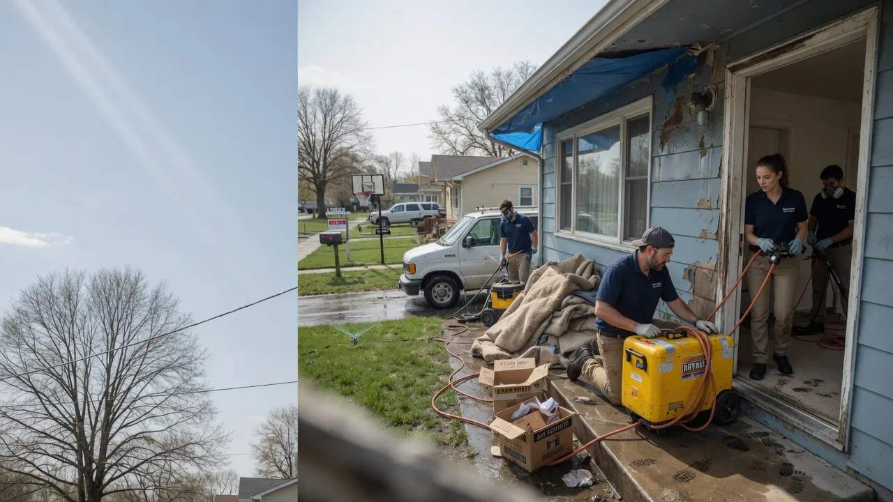 Basement Flood Cleanup in New Bavaria, OH near me